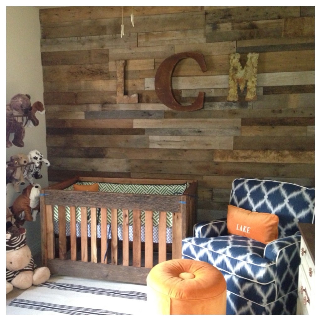 Boy Wood Paneled Nursery