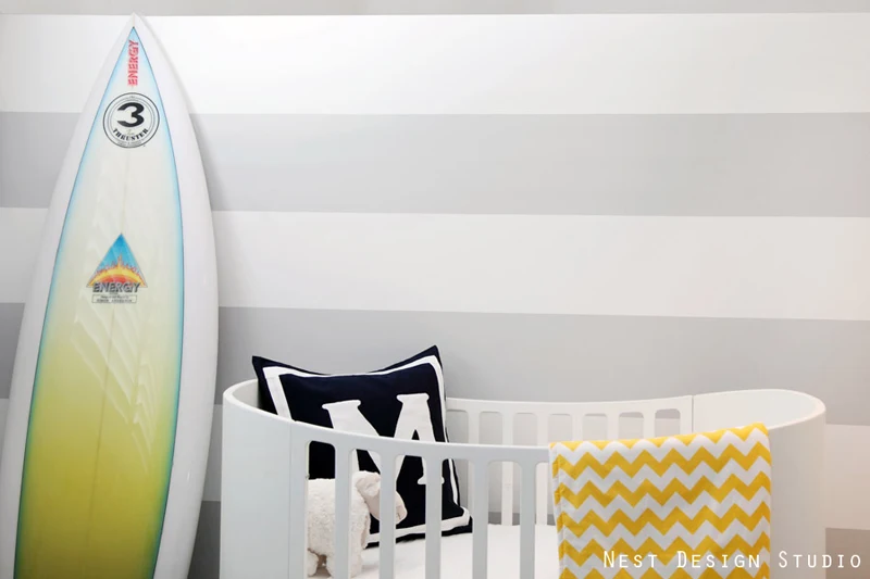 Beach Inspired Nursery Crib