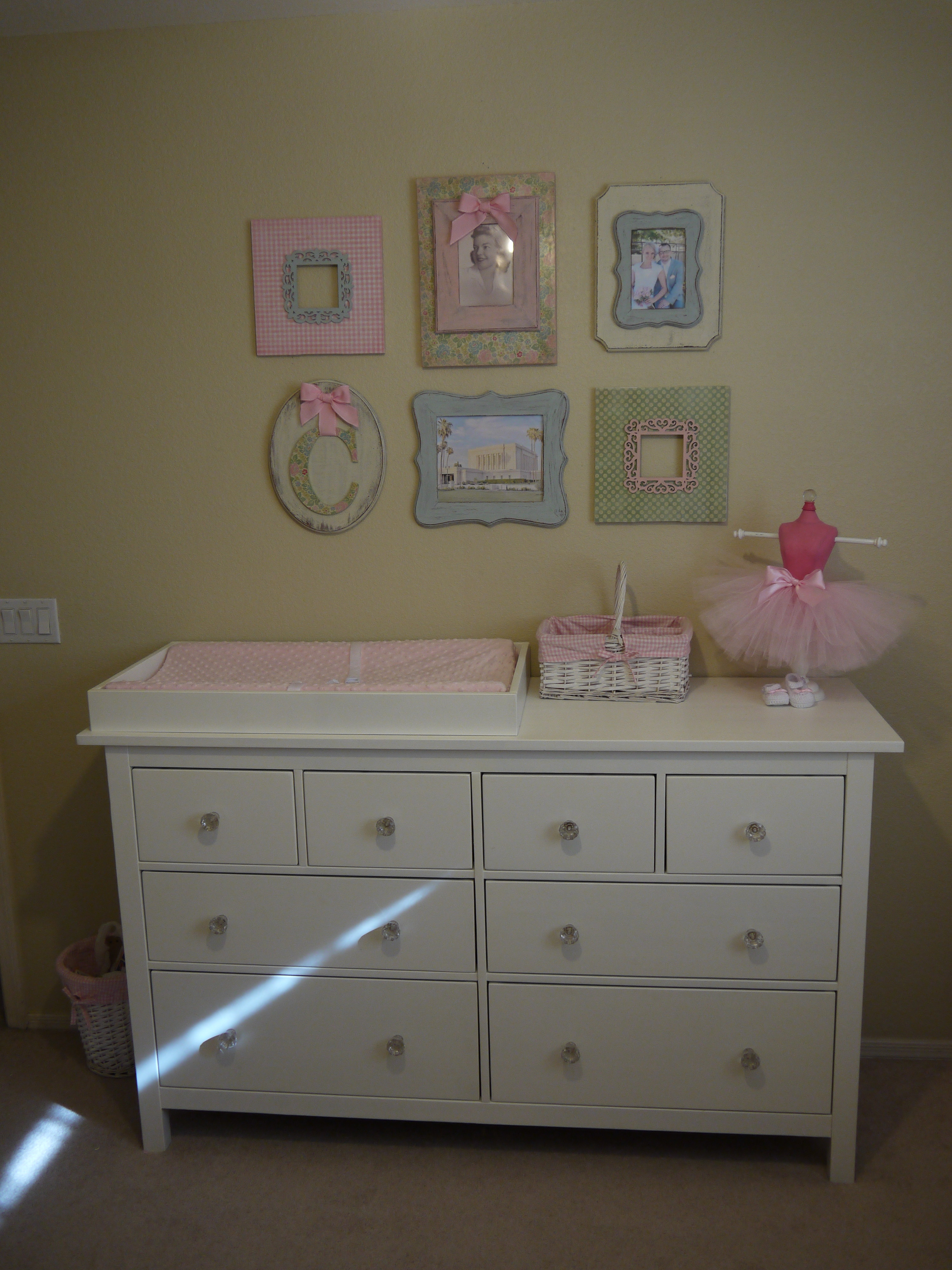 Baby Girl Shabby Chic Nursery Changer