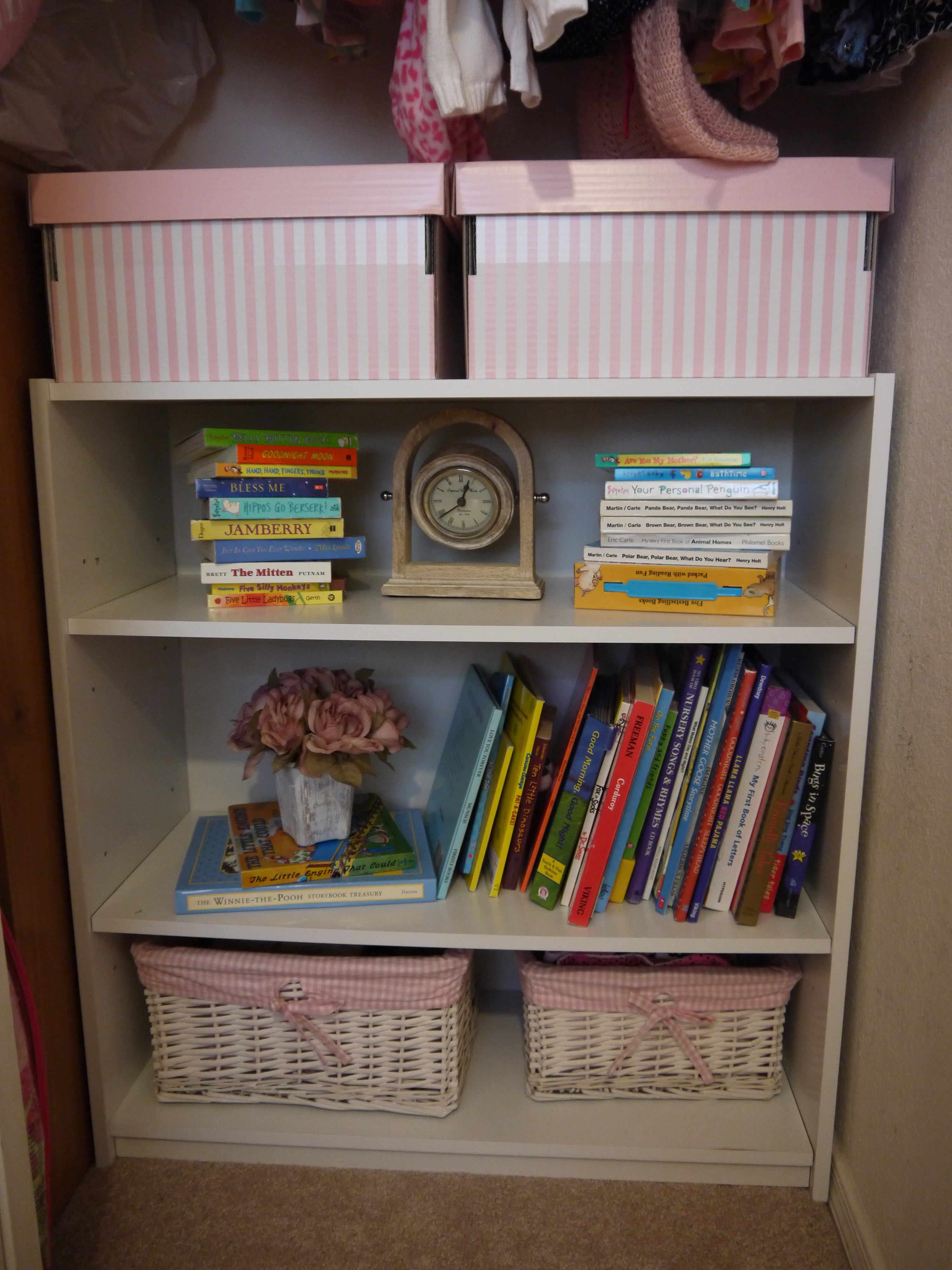 Baby Girl Shabby Chic Nursery Bookcase
