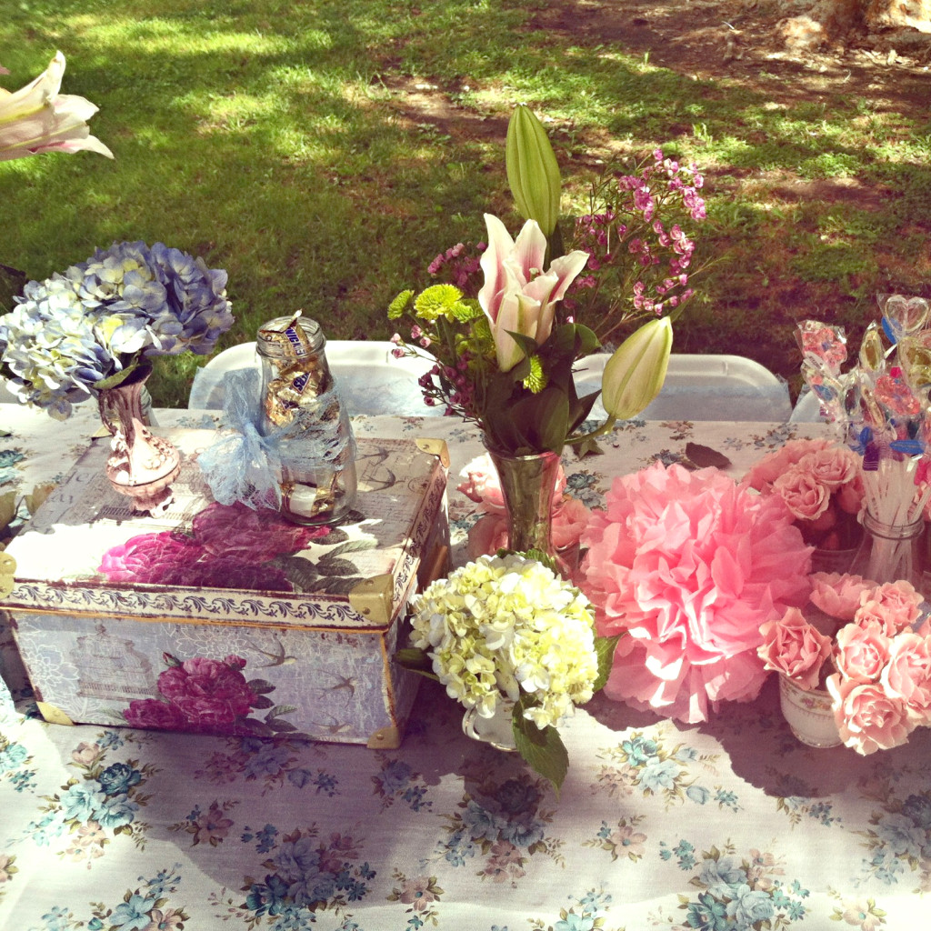 Girl Tutu 1st Birthday Party Table Details