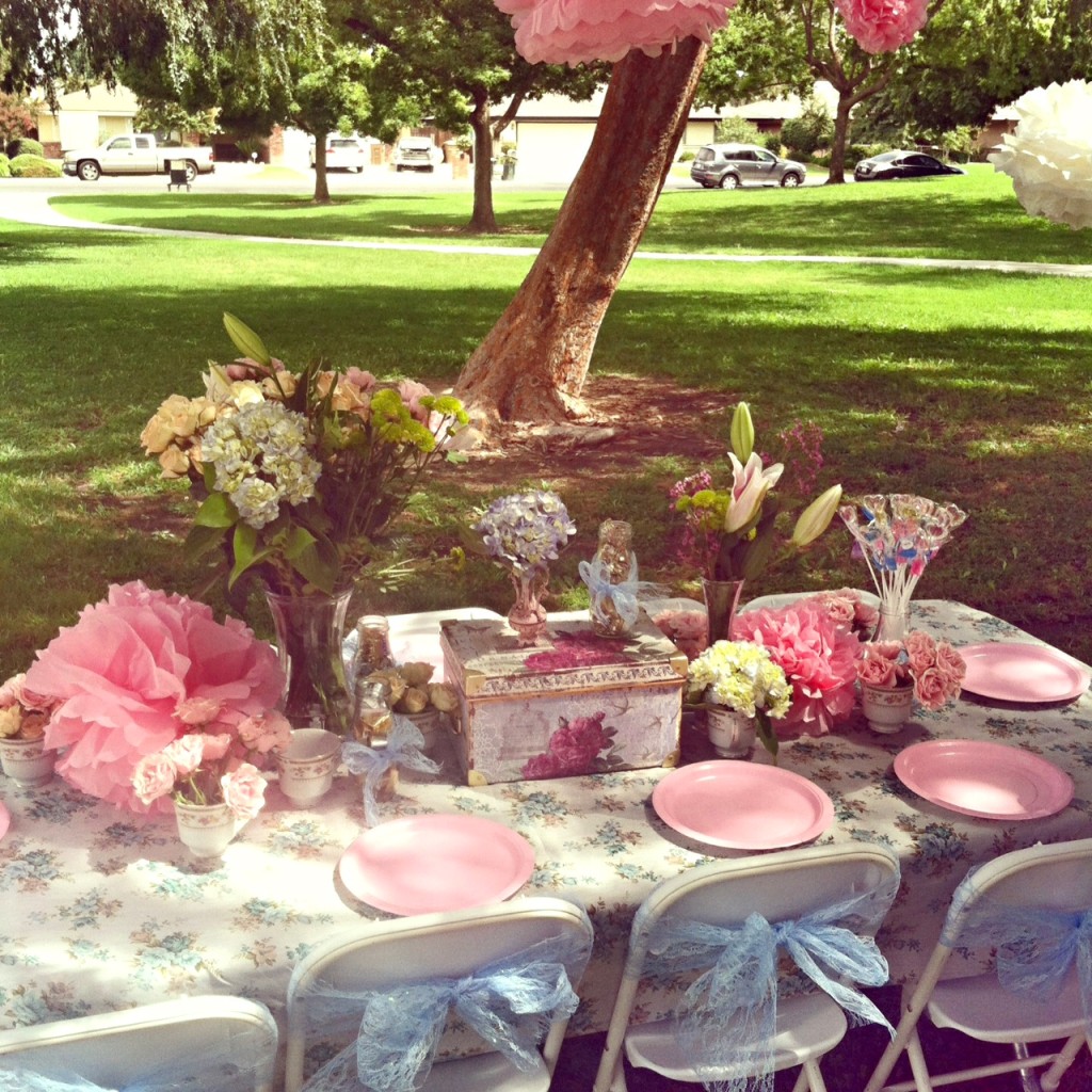 Girl Tutu 1st Birthday Party Table