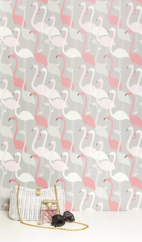 Kimberly Lewis Flamingo Wallpaper