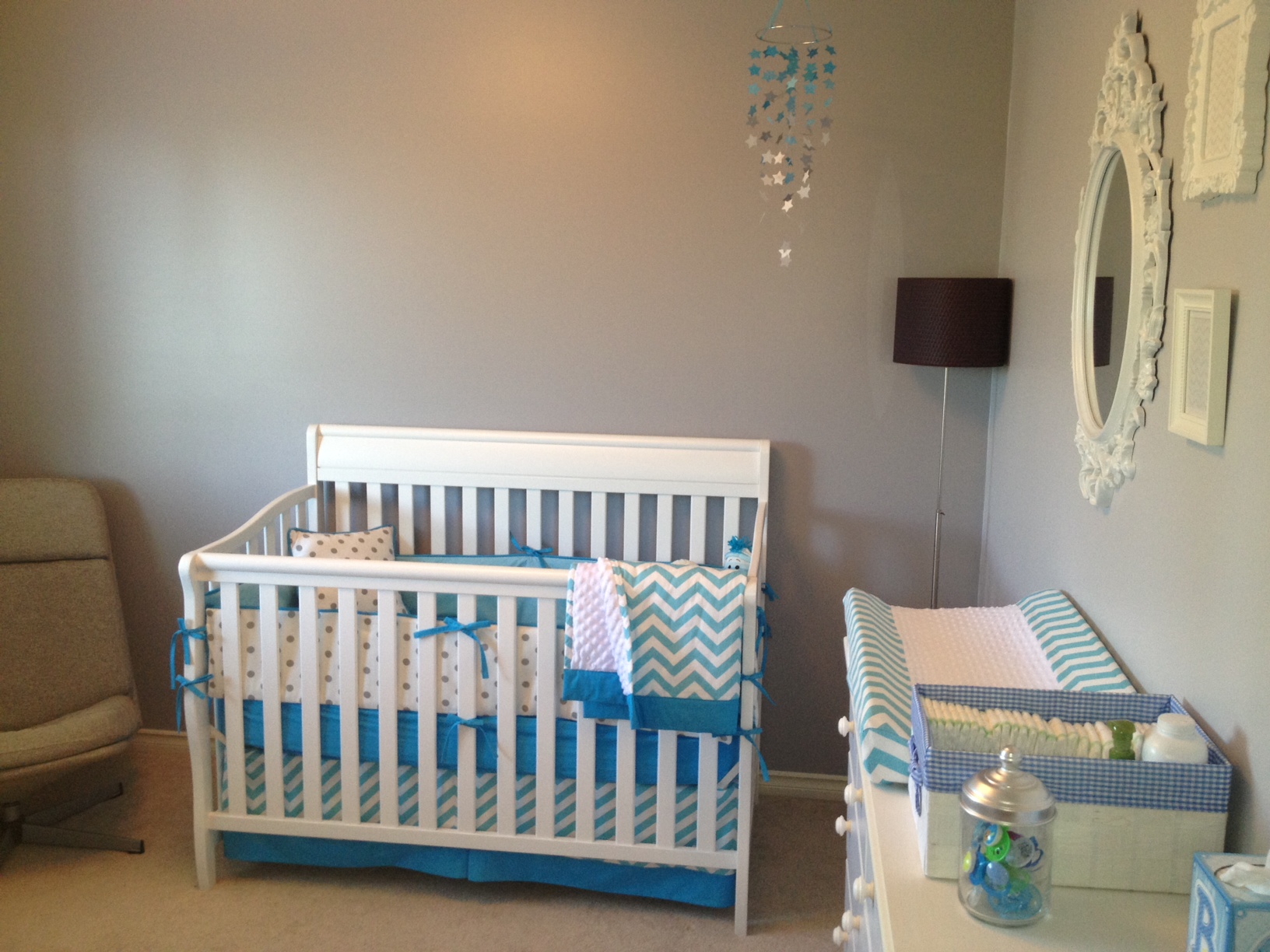 Calm Nursery Crib