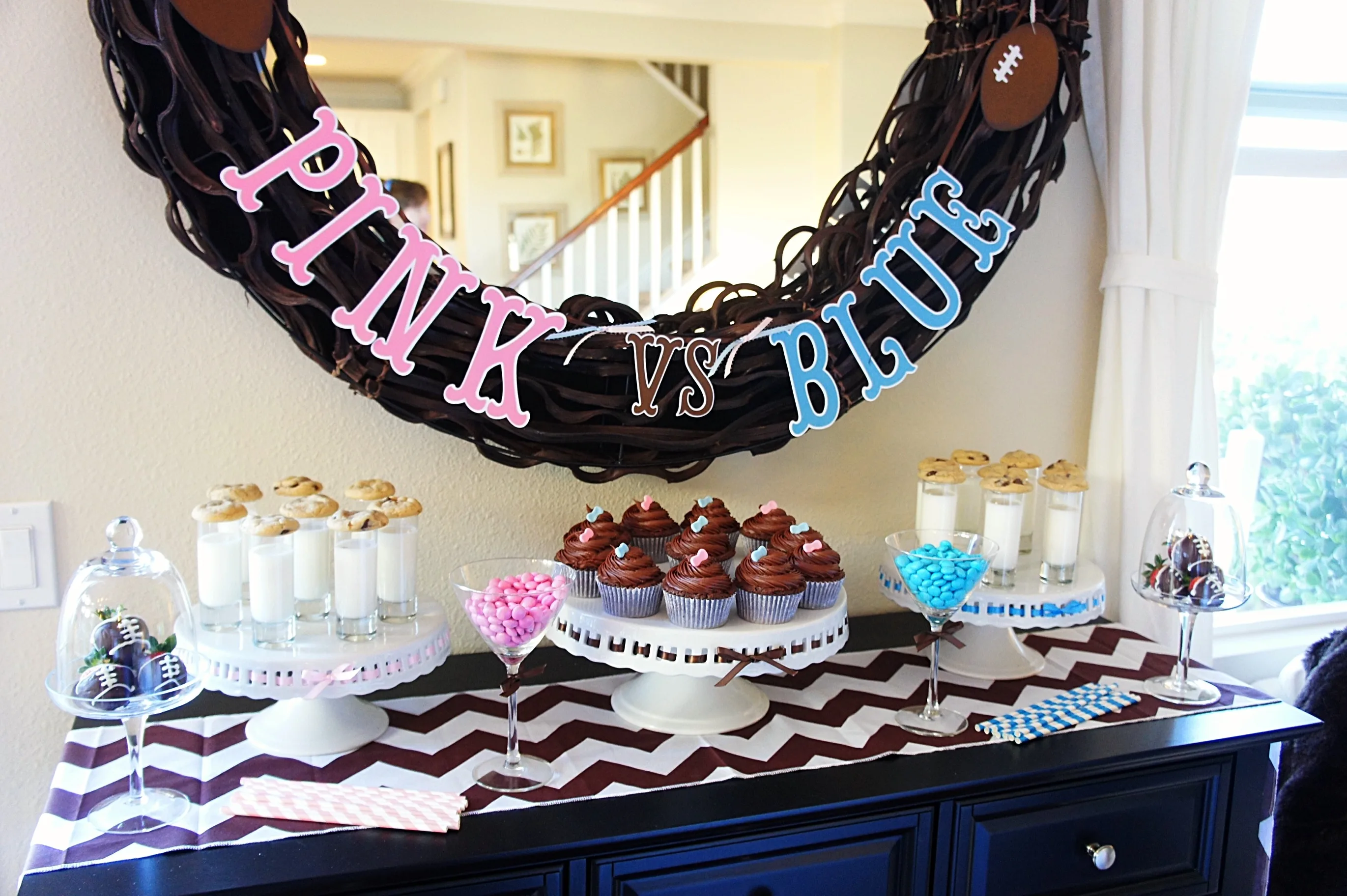 Pink and Blue Gender Reveal Party