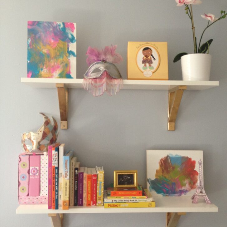 Brother and Sister Twin Nursery Book Ledges