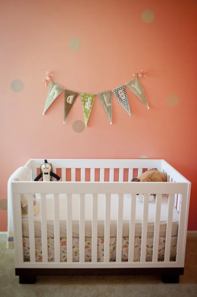 Coral, Gold and Silver Nursery