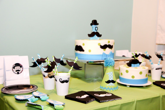 Mustache Themed First Birthday Party - Project Nursery