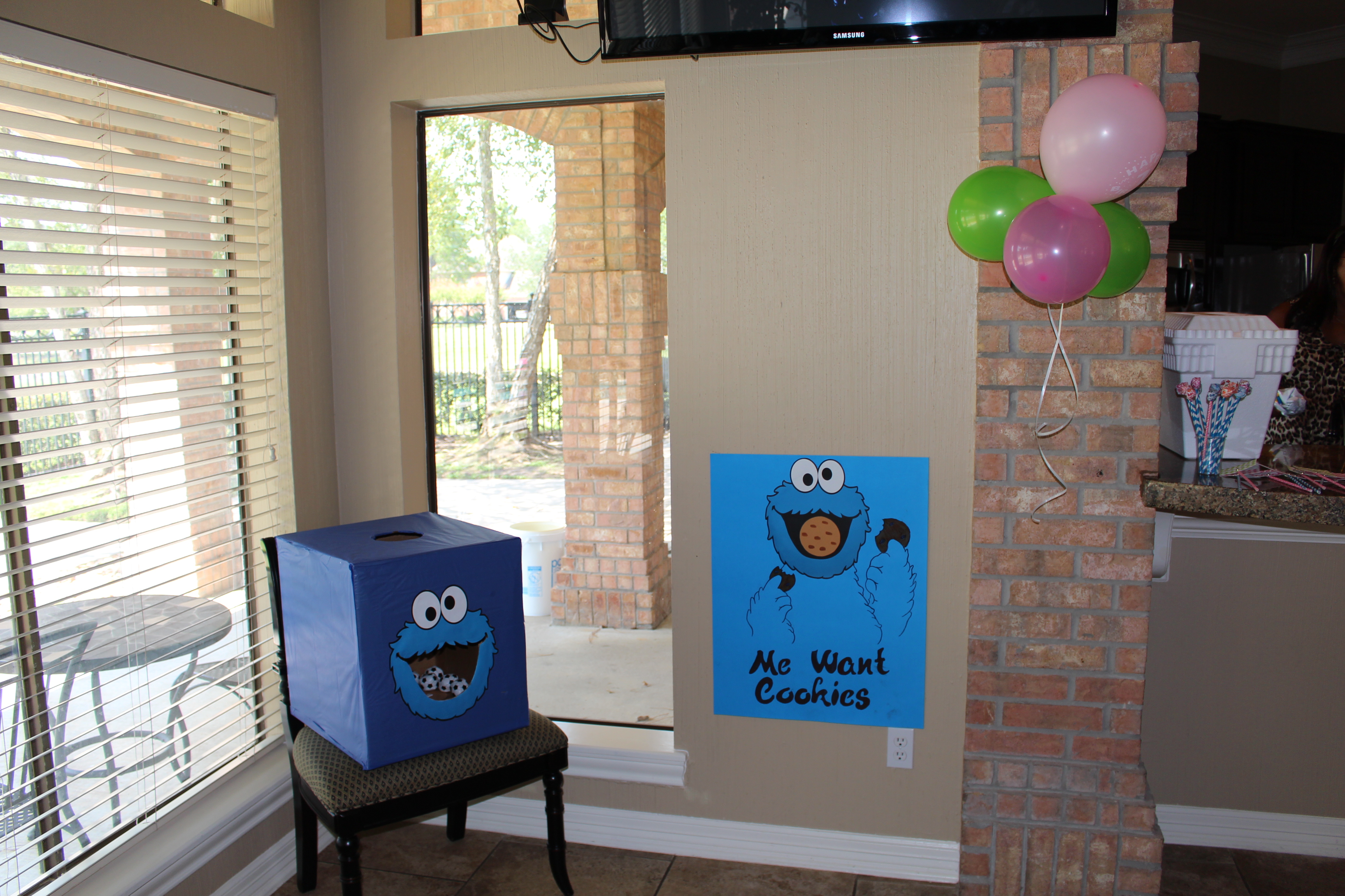 Cookie Monster Birthday Party