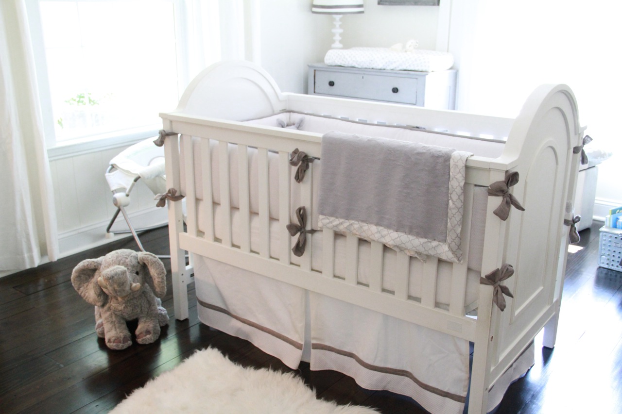 Gender Neutral Nursery Glider Crib