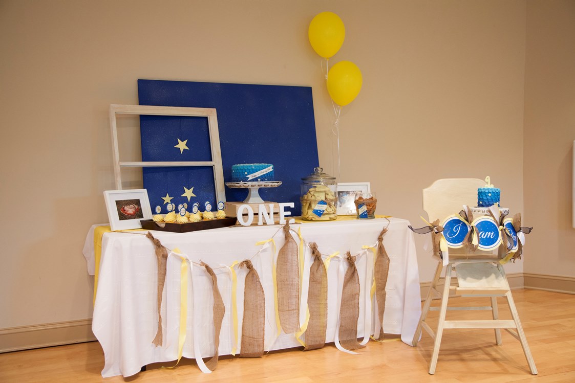 "On the Night You Were Born" Birthday Party Sweets Table