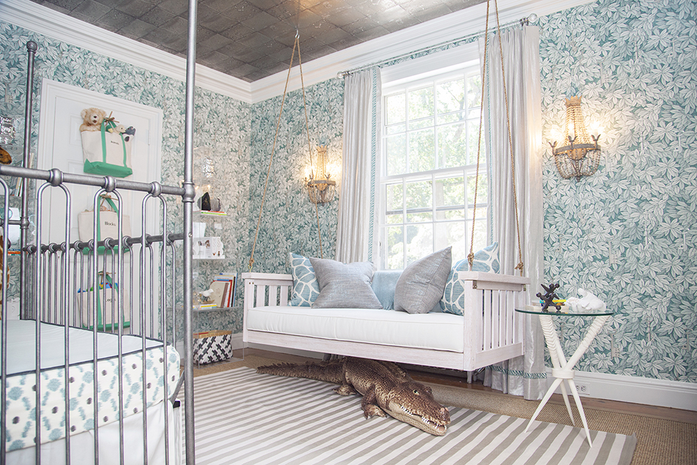 Chic and Sophisticated Nursery Room View