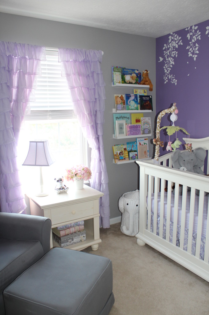 lavender nursery decor