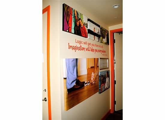 Orange Door Frames