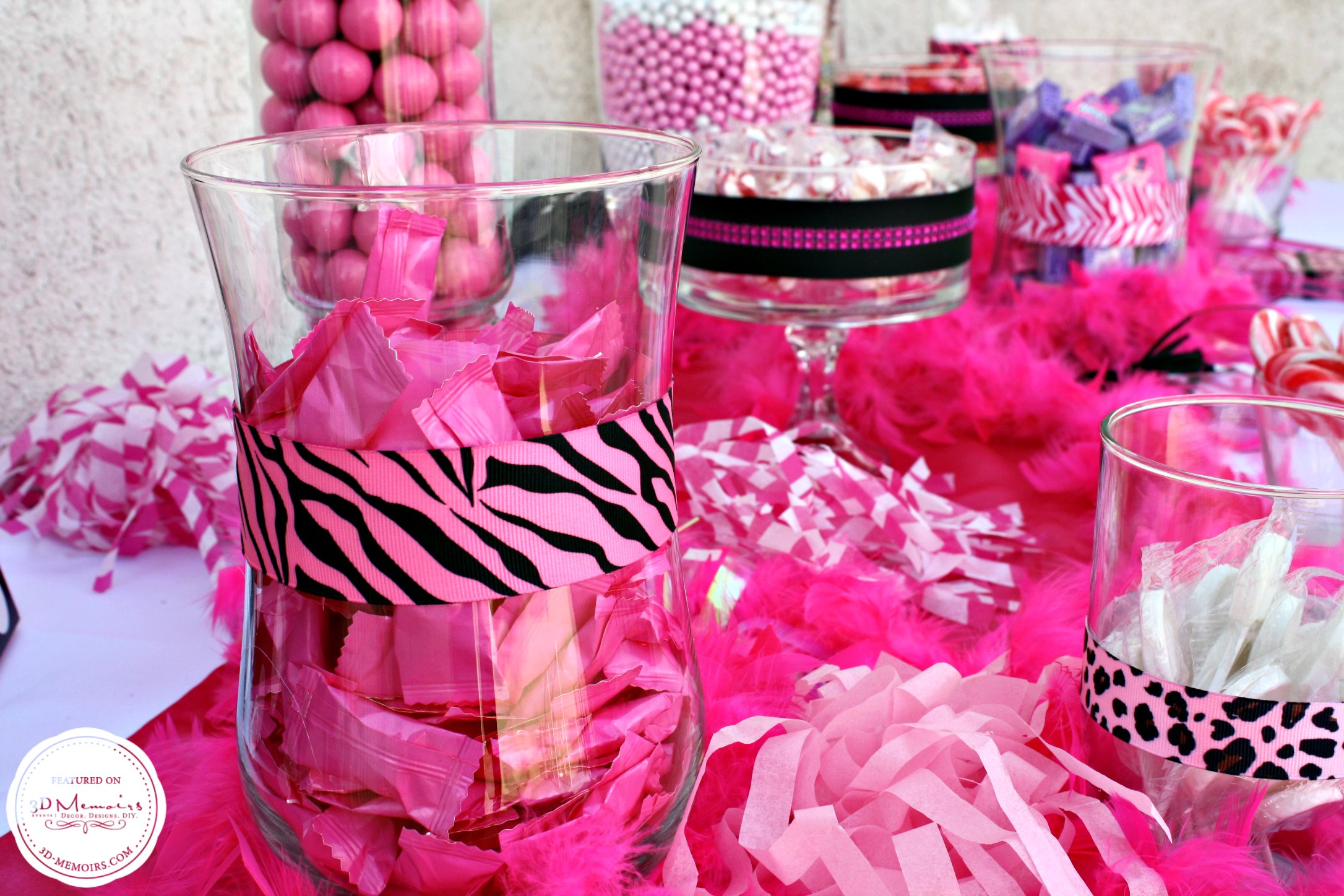 Sweets Table Baby Shower Candy Buffet