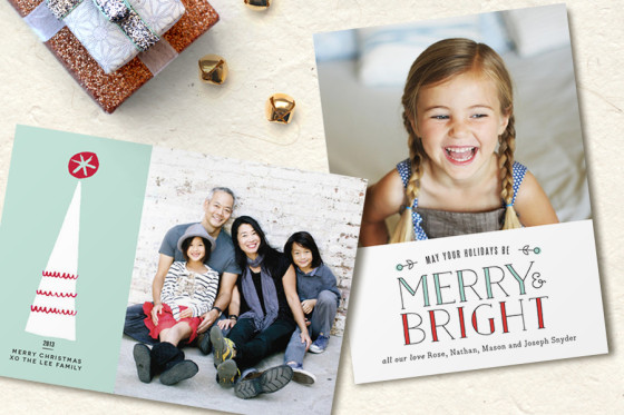 minted holiday cards 