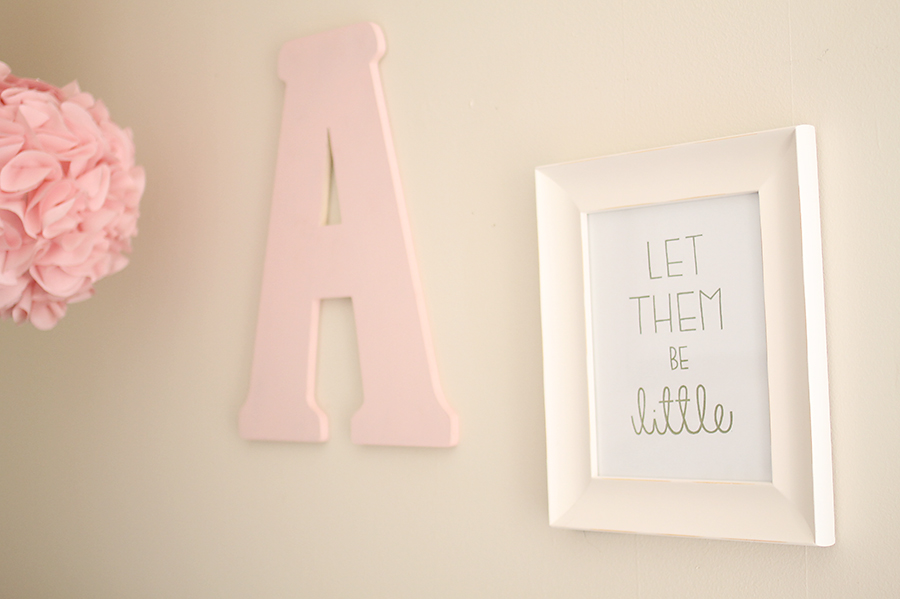 Let Them Be Little Nursery Wall Art