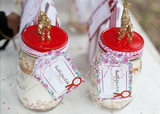 DIY Mason Jar Cookies Favor