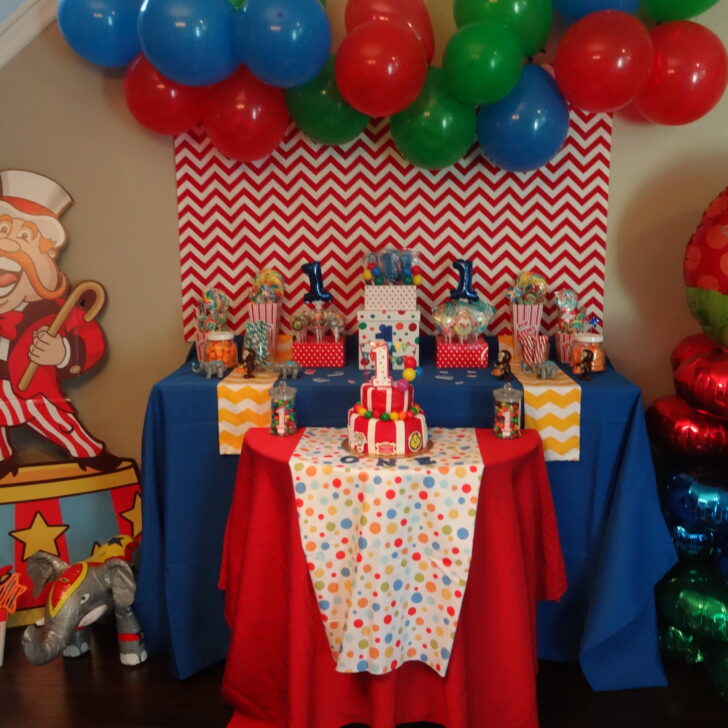 Carnival Themed 1st Birthday Party