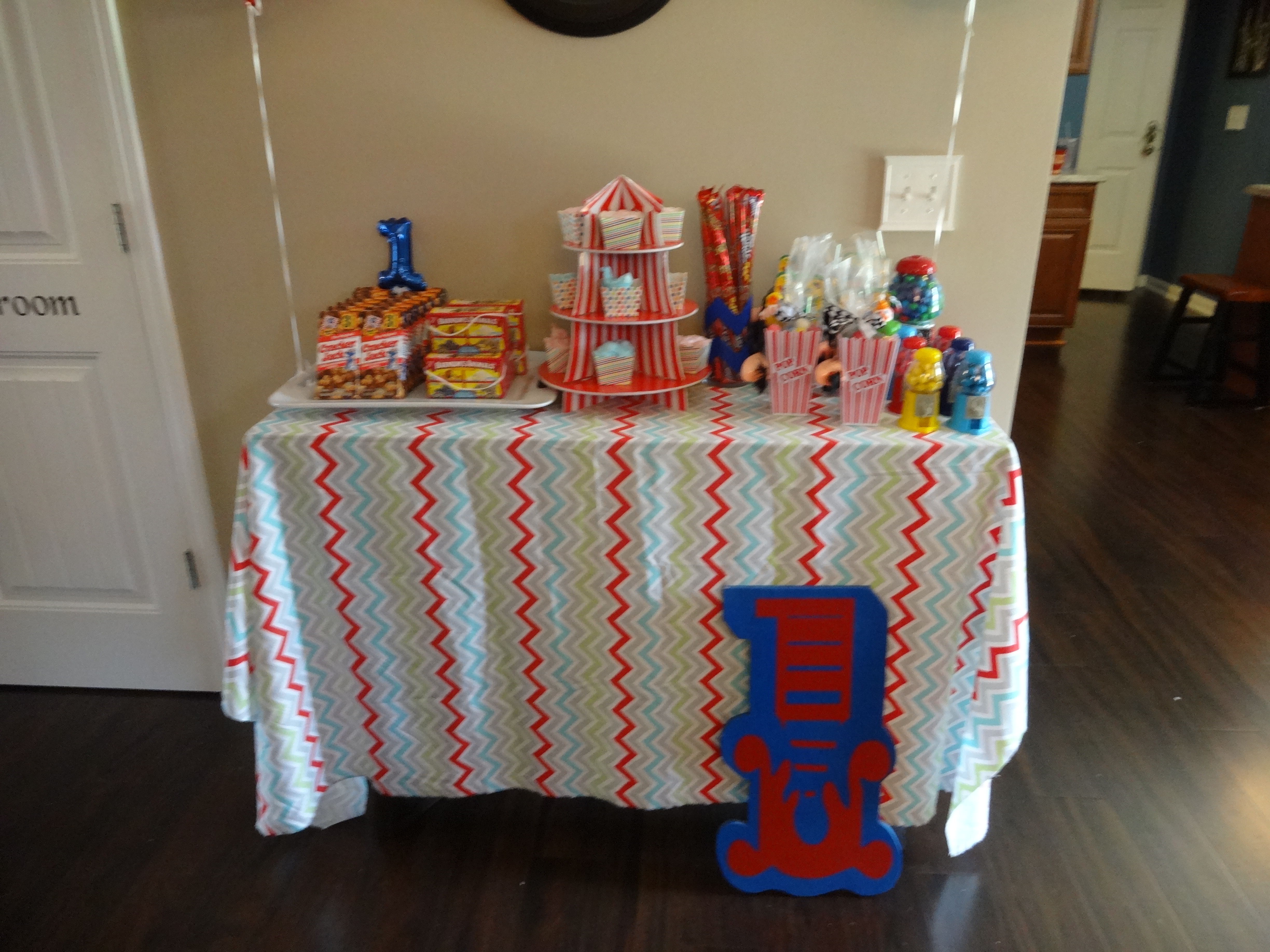 Carnival Themed Treat Table