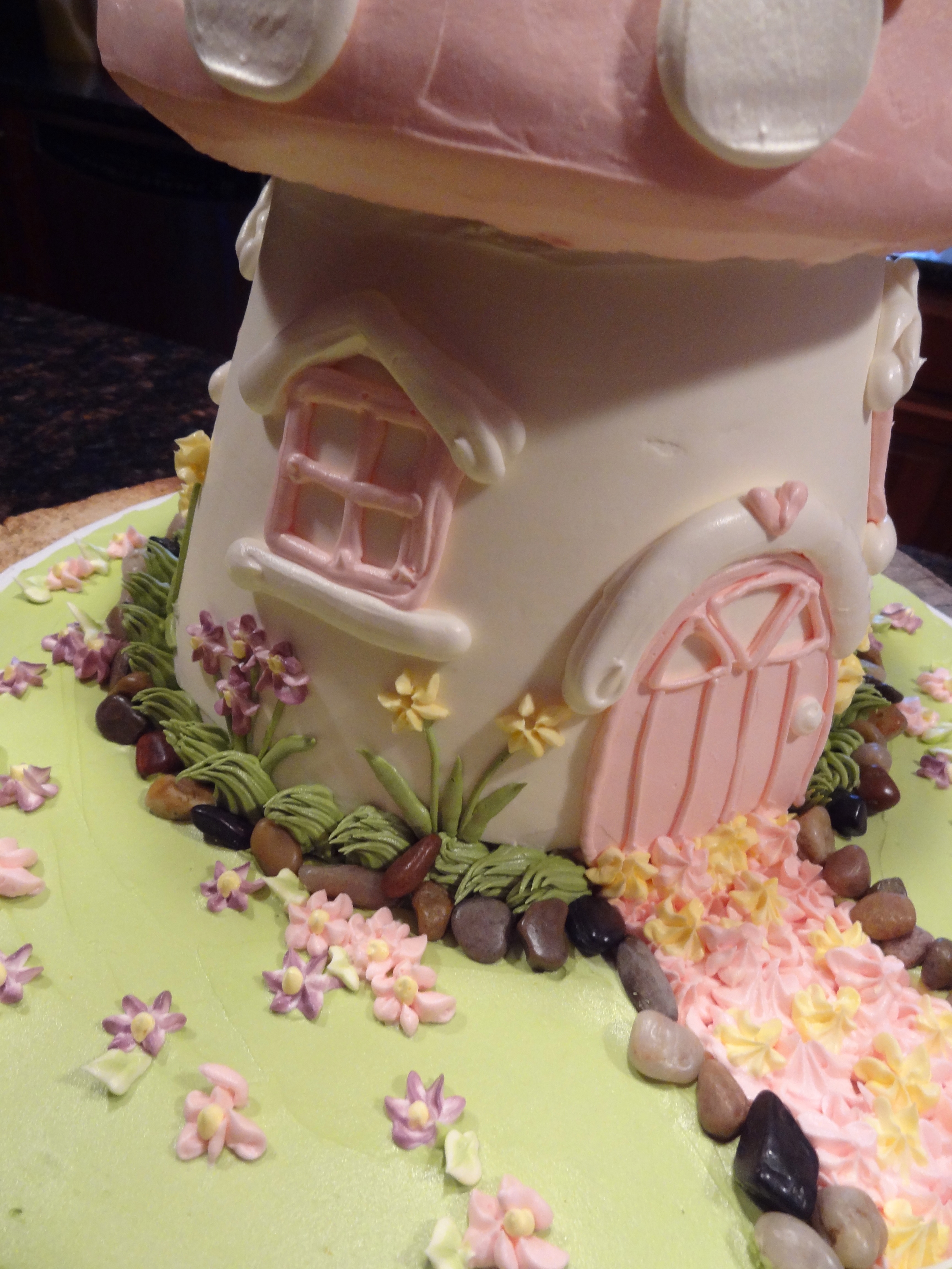 Rustic Fairy Birthday Cake