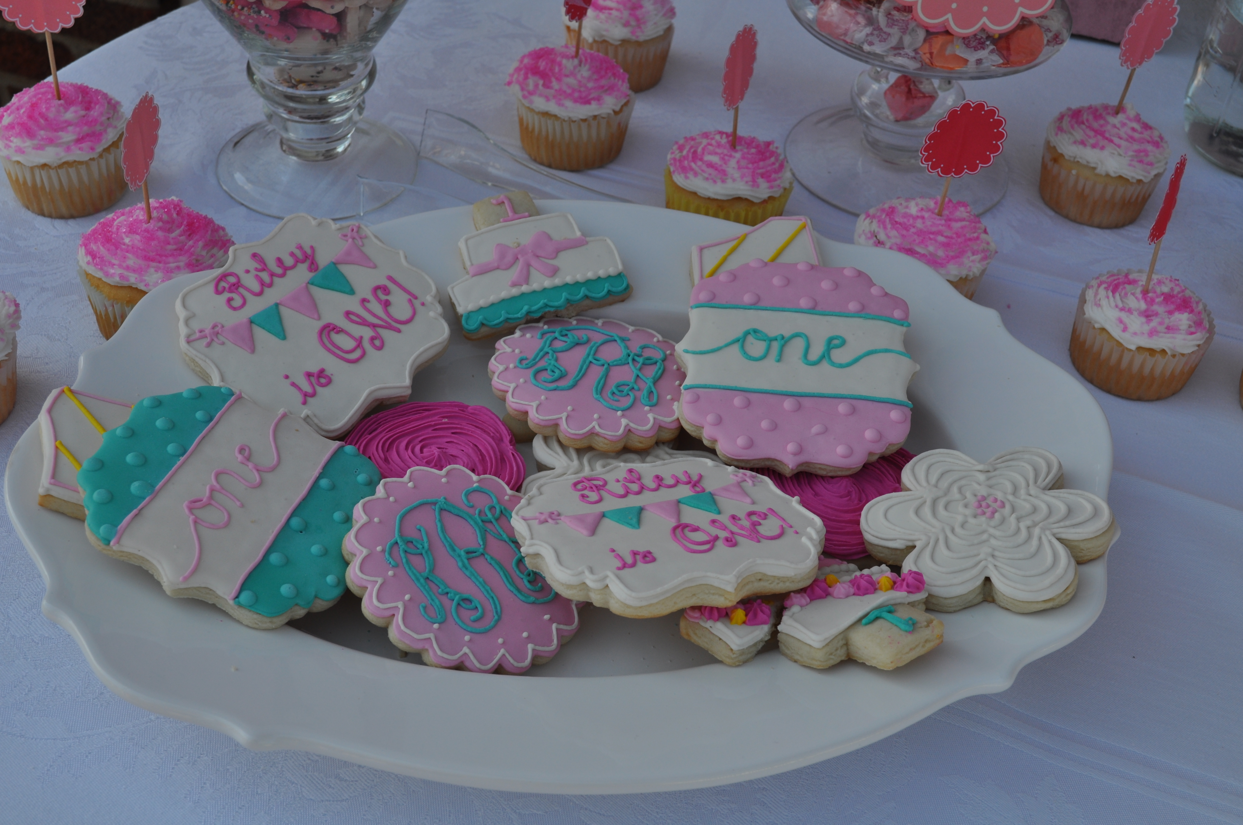 Shabby Chic Hand Decorated Sugar Cookies