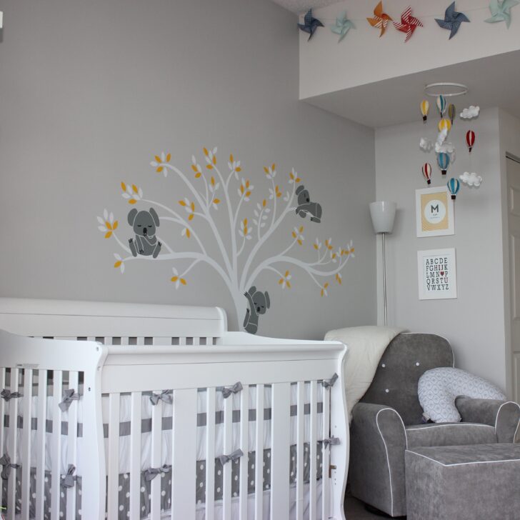 Modern Grey Baby Nursery