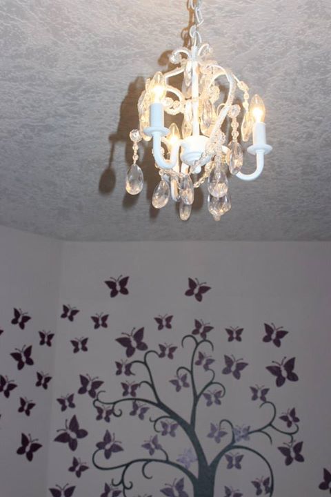 White Nursery Chandelier