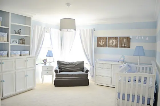 Light Blue Nautical Nursery - Project Nursery