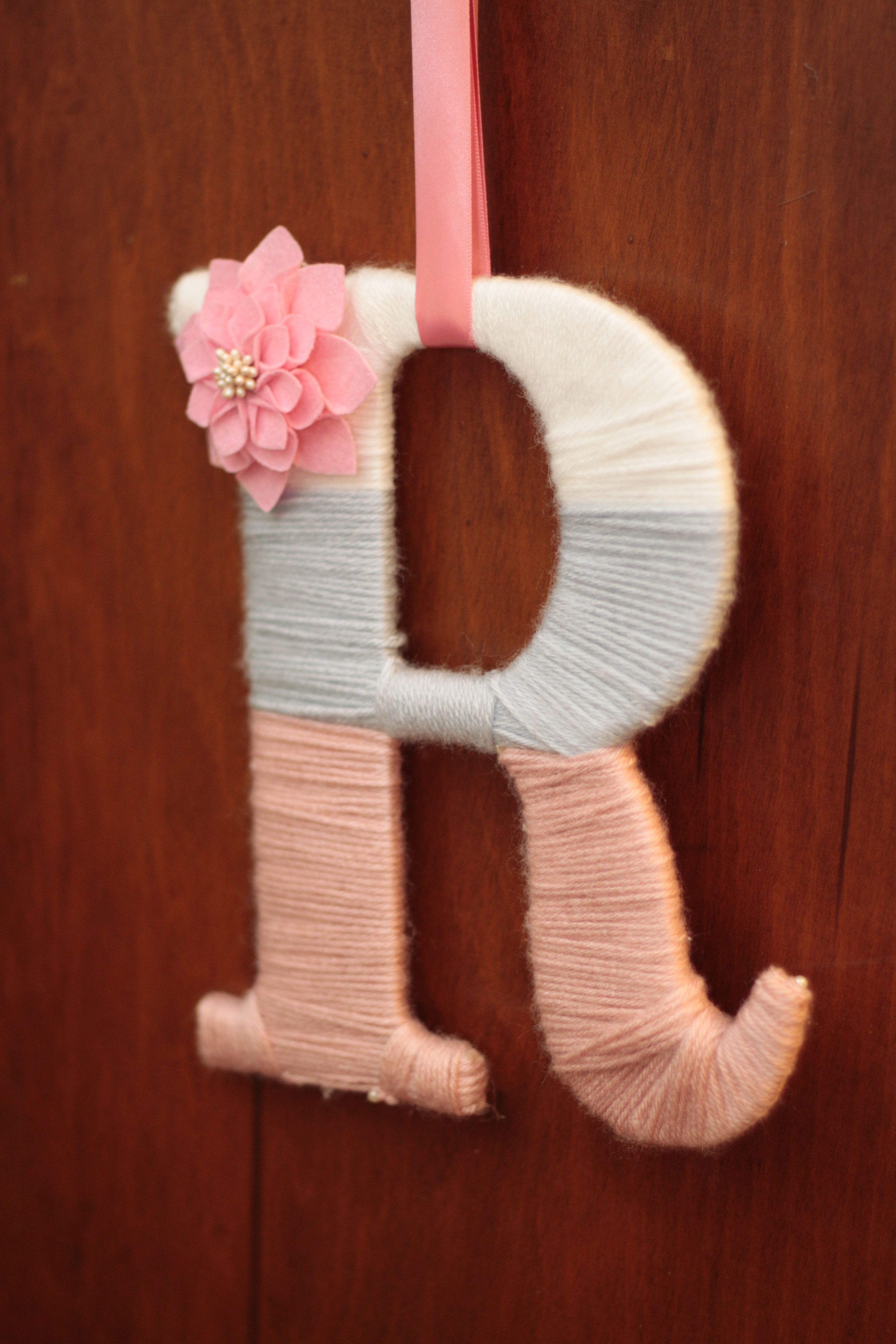 Personalized Yarn Letter