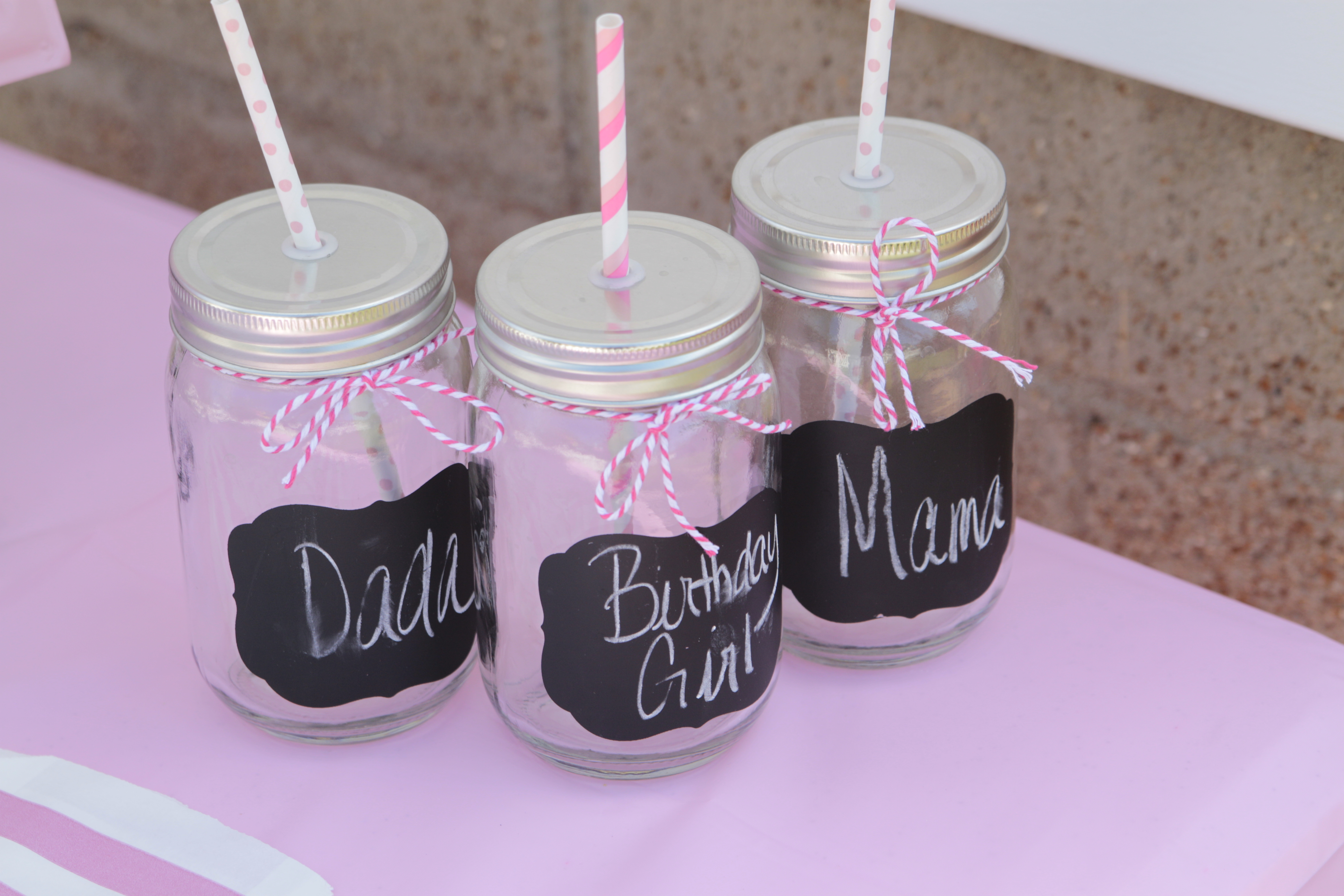 Chalkboard Mason Jar Labels