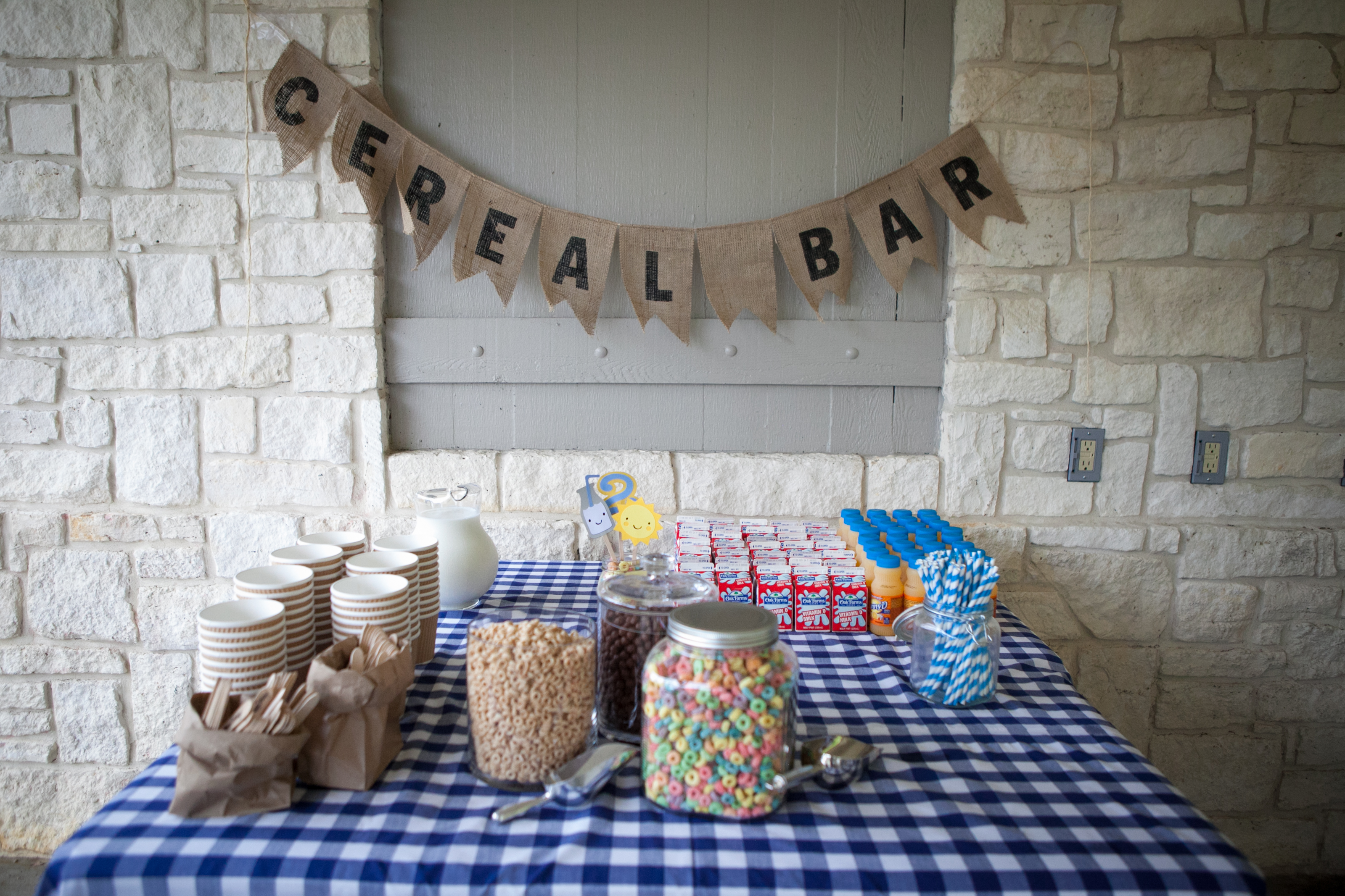 Cereal Table Breakfast Bar