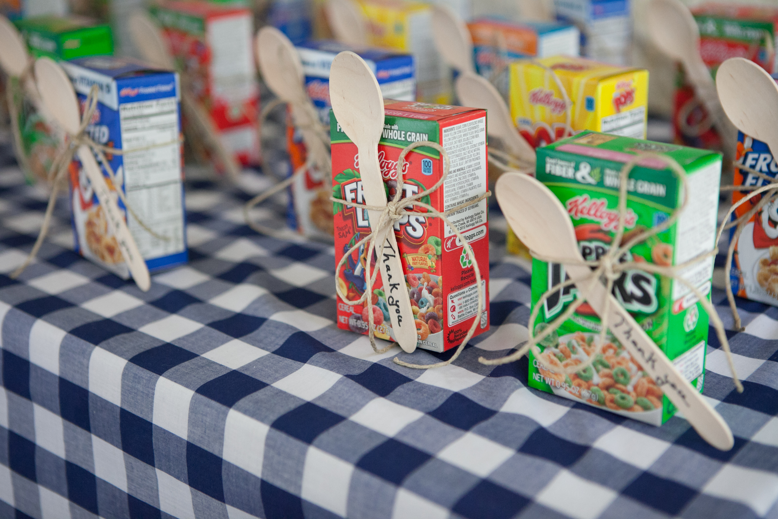 Cereal Box Favors