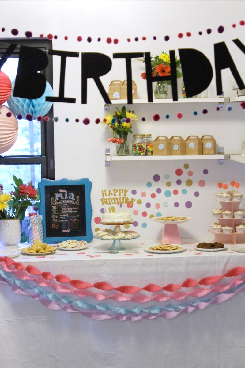 First Birthday Dessert Table