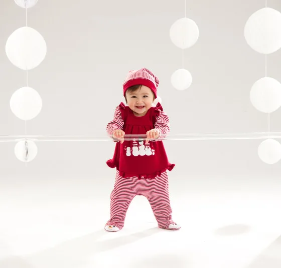 Snowman Christmas Baby Outfit from Le Top