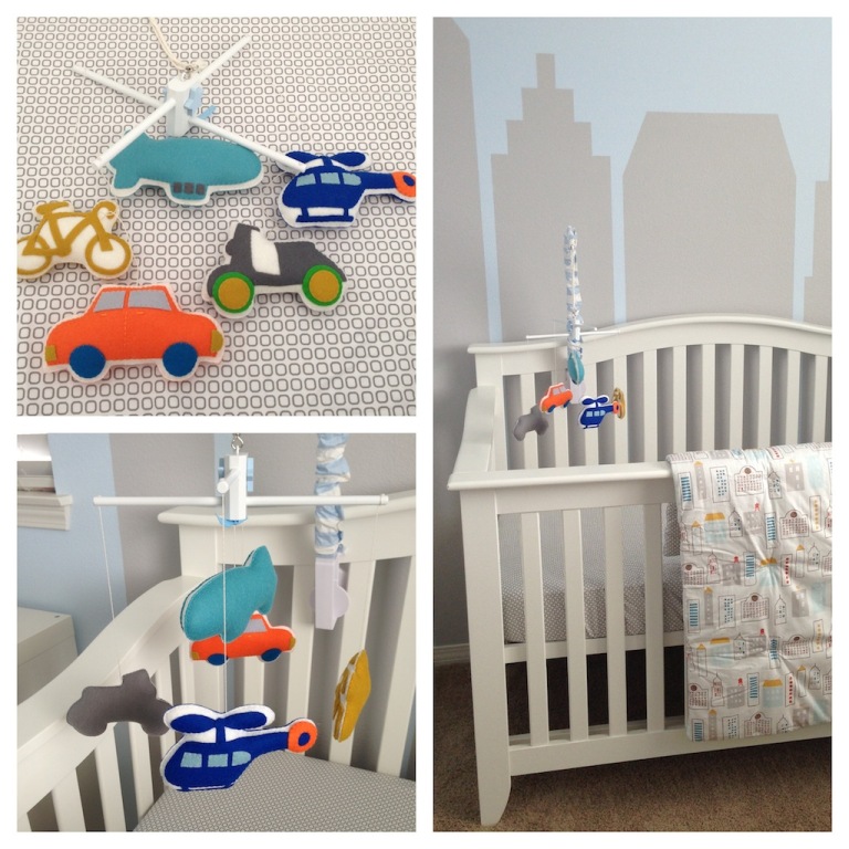 Bon Voyage Transportation Theme Baby Mobile Project Nursery