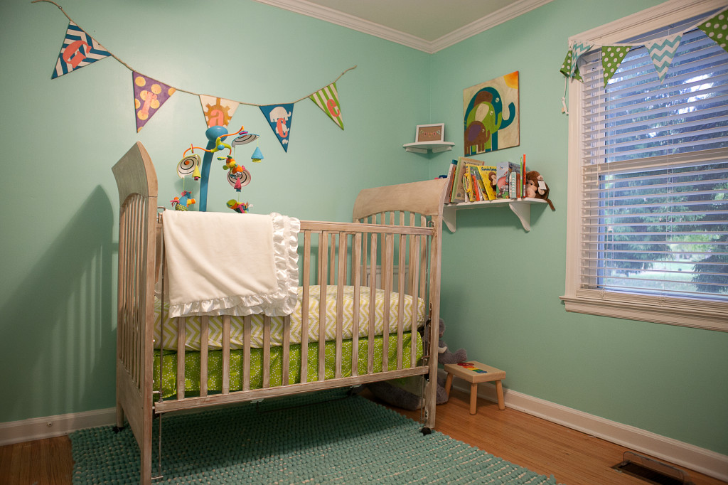 Turquoise And Lime Green Nursery Project Nursery