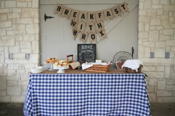 Breakfast-Themed Birthday Party Buffet Table - Project Nursery