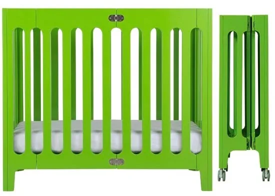 Bloom Alma Mini Crib - Small Crib Green