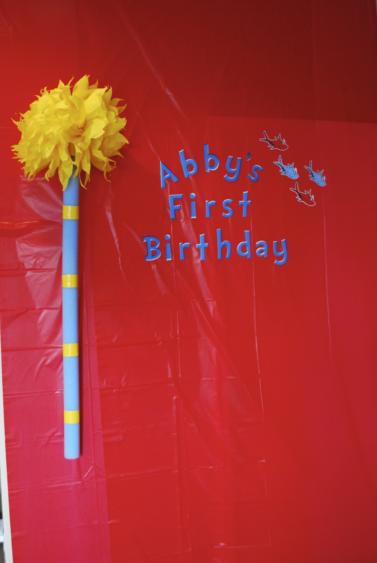 Dr. Seuss Photo Backdrop