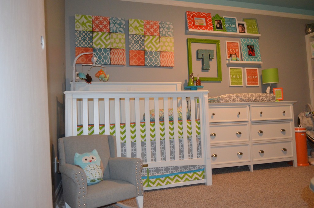 Green Blue and Orange Nursery - Project Nursery