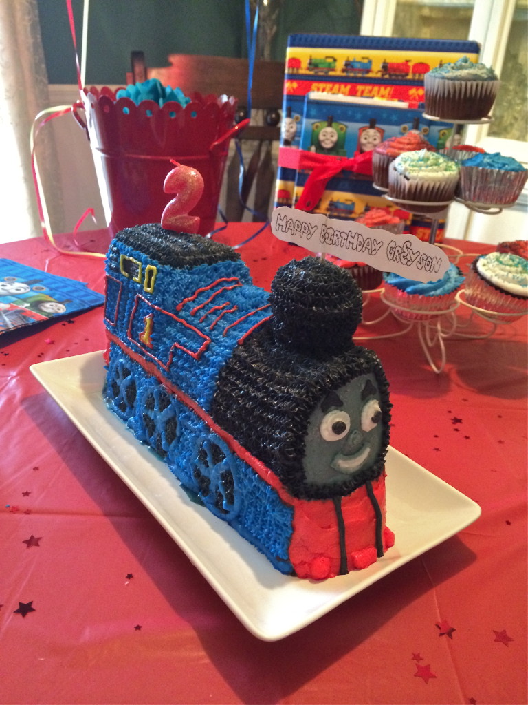 Greyson's Thomas the Train 2nd Birthday Party - Project Nursery