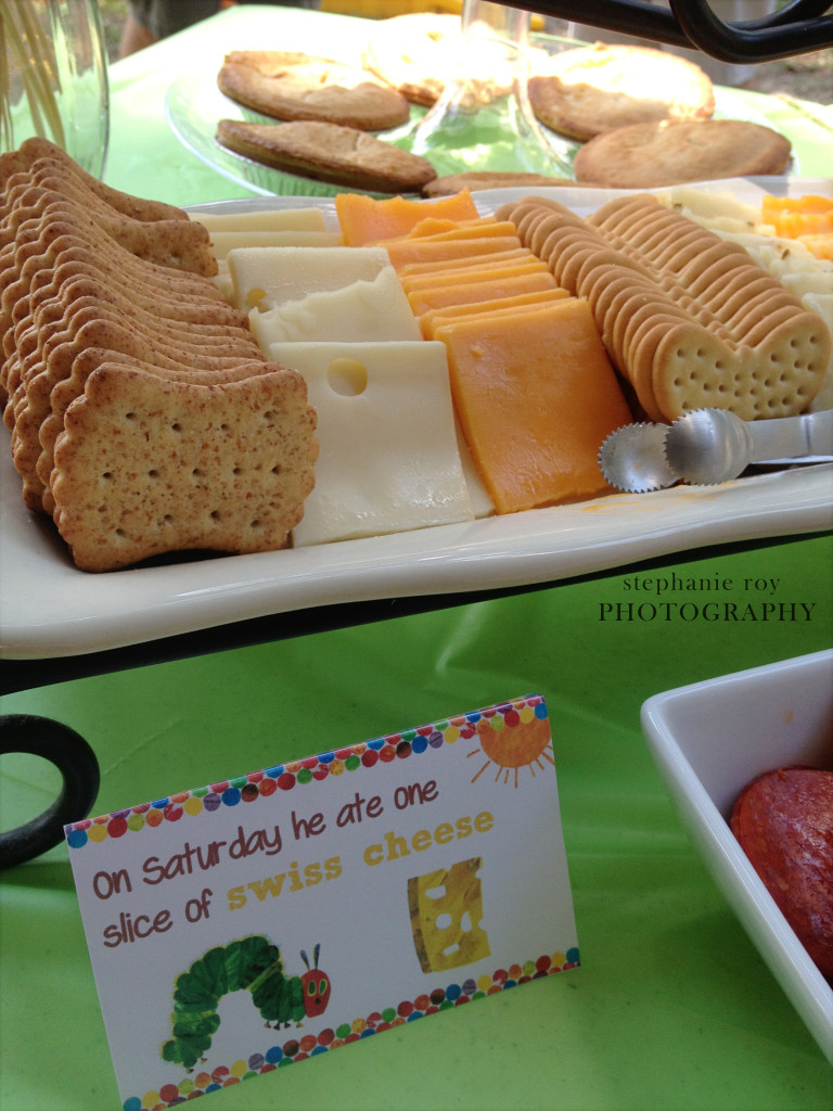 The Very Hungry Caterpillar Cheese Food Label Card