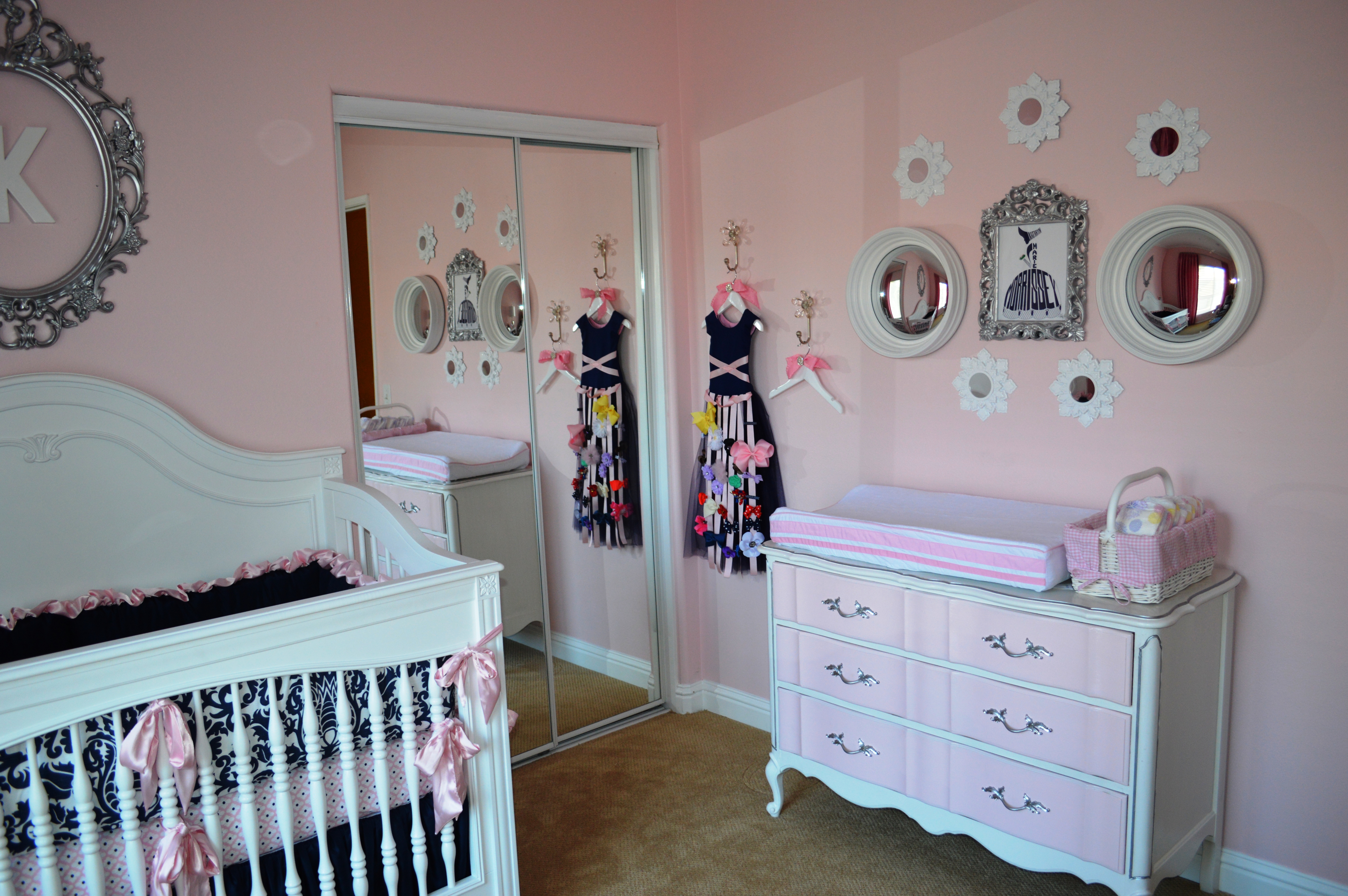 Pink and White Nursery