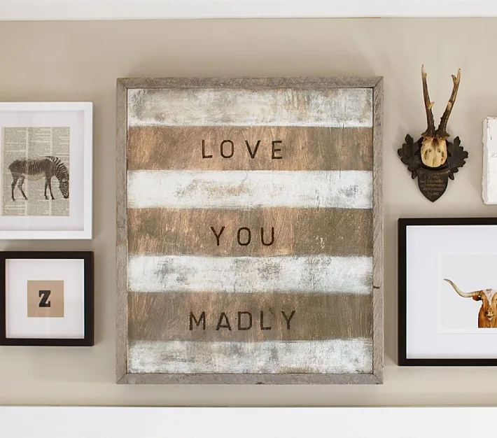 Love You Madly Wall Art by Pottery Barn Kids
