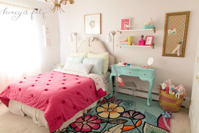 Colorful Mermaid-Inspired Big Girl Room - Project Nursery
