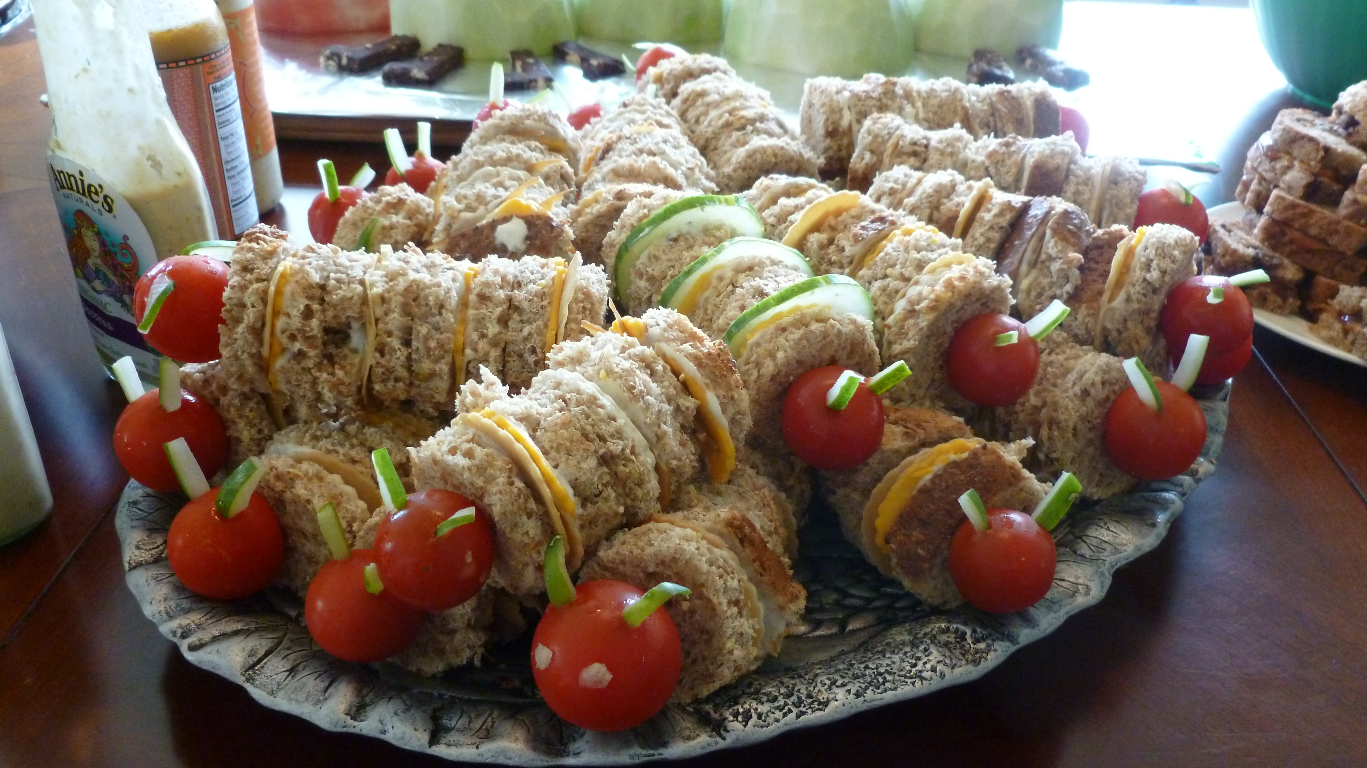 The Very Hungry Caterpillar Sandwiches