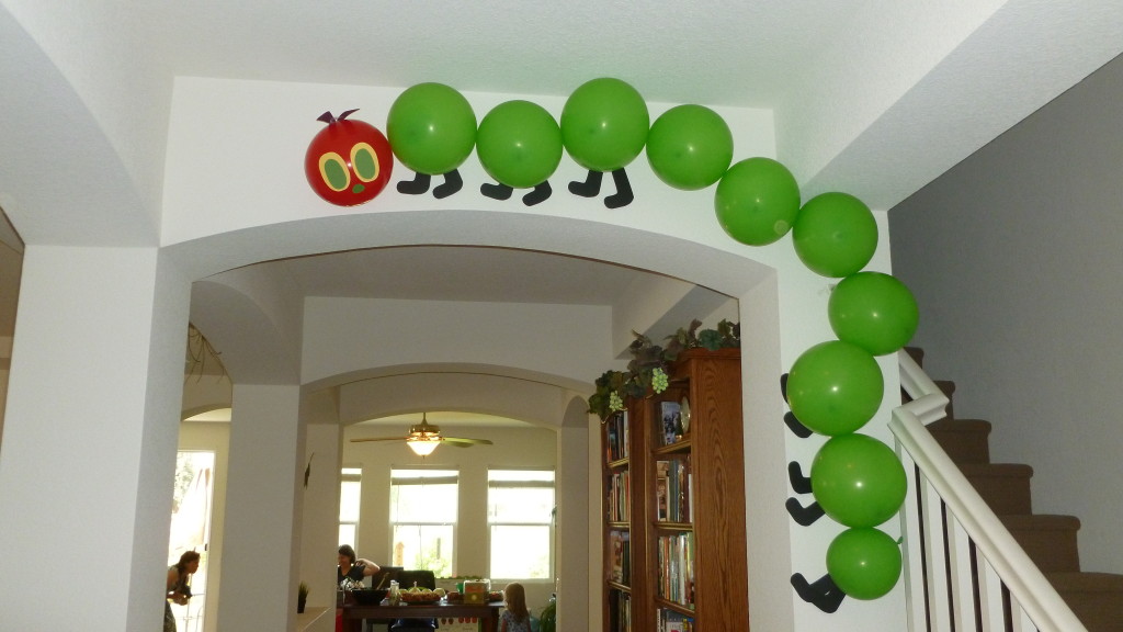 The Very Hungry Caterpillar Using Balloons