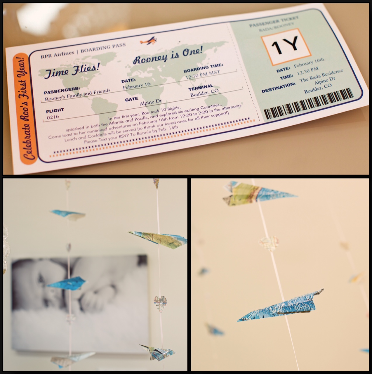 Road Maps as Paper-Airplane Streamers