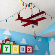 Toy Story Nursery with Vintage Airplane - Project Nursery